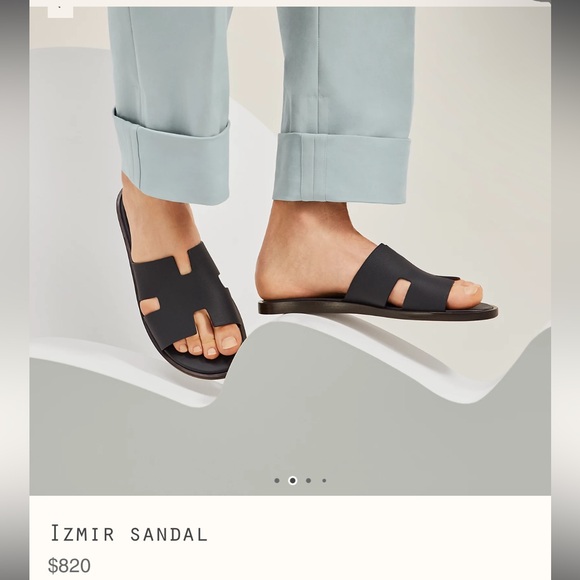 HERMÉS Izmir Sandals - Marine - Picture 2 of 8